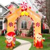 7 FT Christmas Inflatable Gingerbread House Archway Decoration