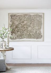 60" x 48" Large Cherry Blossom Canvas Art Print, Home Decor Accent Piece (Color: as Pic)