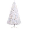 Prelit Christmas Tree Douglas Fir Artificial Christmas Tree with Realistic Branches, Warm White LED Lights