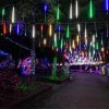 Outdoor Christmas lights, outdoor Halloween lights, LED meteor shower lights, suitable for Christmas, weddings, parties, festivals, gardens