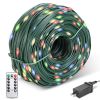 330FT Christmas String Lights 1000 LED, 8 Modes & 8 Brightness Levels with Remote & Timer, IP44 Waterproof Extra-Long Lights for Tree Patio Yard Decor