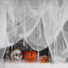 410 x 80 Halloween Creepy Cloth Black Spooky Fabric Gauze Spooky Giant Cheese Cloth for Halloween Party Supplies Decorations