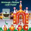 7 FT Christmas Inflatable Gingerbread House Archway Decoration