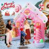 7 FT Christmas Inflatable Gingerbread House Archway Decoration