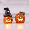 Halloween Pumpkin Decorations Figurines Indoorceramic Pumpkin Decorations for Home Display, Party Decor Items
