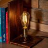 Myst Steampunk Handmade Vintage Adjustable Pipe Lamp