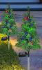 Solar Christmas Pathway Lights for Outdoor Decorations,Outside Christmas Tree Stake Lights