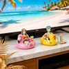 Summer Decorations Halloween Skeleton Statue - Collectible Figurines Summerween Couple with Dangling Leg Bikini Sunglass 7.5H in Perfect for Coastal T