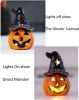 Halloween Pumpkin Decorations Figurines Indoorceramic Pumpkin Decorations for Home Display, Party Decor Items