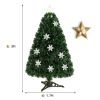 3 / 4 / 5 / 6 Feet LED Optic Artificial Christmas Tree with Snowflakes