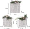 Set of 3 Christmas Lighted Gift Boxes