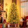 Pre-lit Artificial Hinged Christmas Tree with APP Controlled LED Lights
