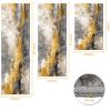 Three-piece kitchen rug set, non-slip and washable, abstract pattern kitchen hallway rug, soft and comfortable, suitable for sinks, floors, entrances