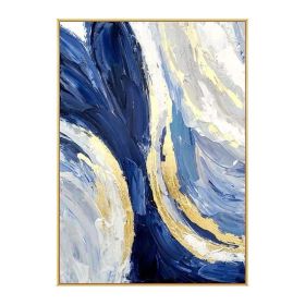 Hot Selling Artist Hand-painted High Quality Abstract Oil Painting on Canvas Handmade Beautiful Light ColorsOil Painting No Frame (size: 70x140cm)