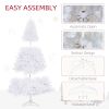 Prelit Christmas Tree Douglas Fir Artificial Christmas Tree with Realistic Branches, Warm White LED Lights