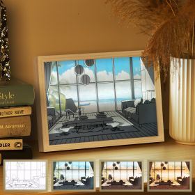 Decorative LED Paintings, Wall Lights, Table Decor, Creative Gifts (Style: SEA)