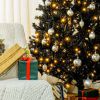 Prelit Christmas Tree Douglas Fir Artificial Christmas Tree with Realistic Branches, Warm White LED Lights