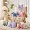 Bowknot Throw Pillows Bow Decorative Pillow Aesthetic Home Decor Knot Plush Pillows Soft Seat Cushions Cute Throw Pillow for Couch Bow Room Decor