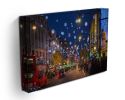 Christmas lights on Oxford street Canvas Print or Poster
