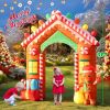 7 FT Christmas Inflatable Gingerbread House Archway Decoration