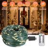 330FT Christmas String Lights 1000 LED, 8 Modes & 8 Brightness Levels with Remote & Timer, IP44 Waterproof Extra-Long Lights for Tree Patio Yard Decor