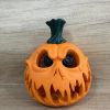 Halloween Party Props for Outdoor Elegant Skull Head Pumpkin Shape Light Ornament Festival Celebration Embellishment