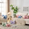 Bowknot Throw Pillows Bow Decorative Pillow Aesthetic Home Decor Knot Plush Pillows Soft Seat Cushions Cute Throw Pillow for Couch Bow Room Decor