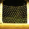 LED Christmas Net Lights Battery Operated 2x3M 192LED Waterproof Mesh Light 8 Modes Christmas Lights for Indoor Outdoor Xmas Party Yard Garden Decor (