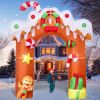 7 FT Christmas Inflatable Gingerbread House Archway Decoration