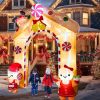 7 FT Christmas Inflatable Gingerbread House Archway Decoration
