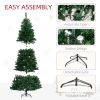 Prelit Christmas Tree Douglas Fir Artificial Christmas Tree with Realistic Branches, Warm White LED Lights