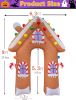 7 FT Christmas Inflatable Gingerbread House Archway Decoration